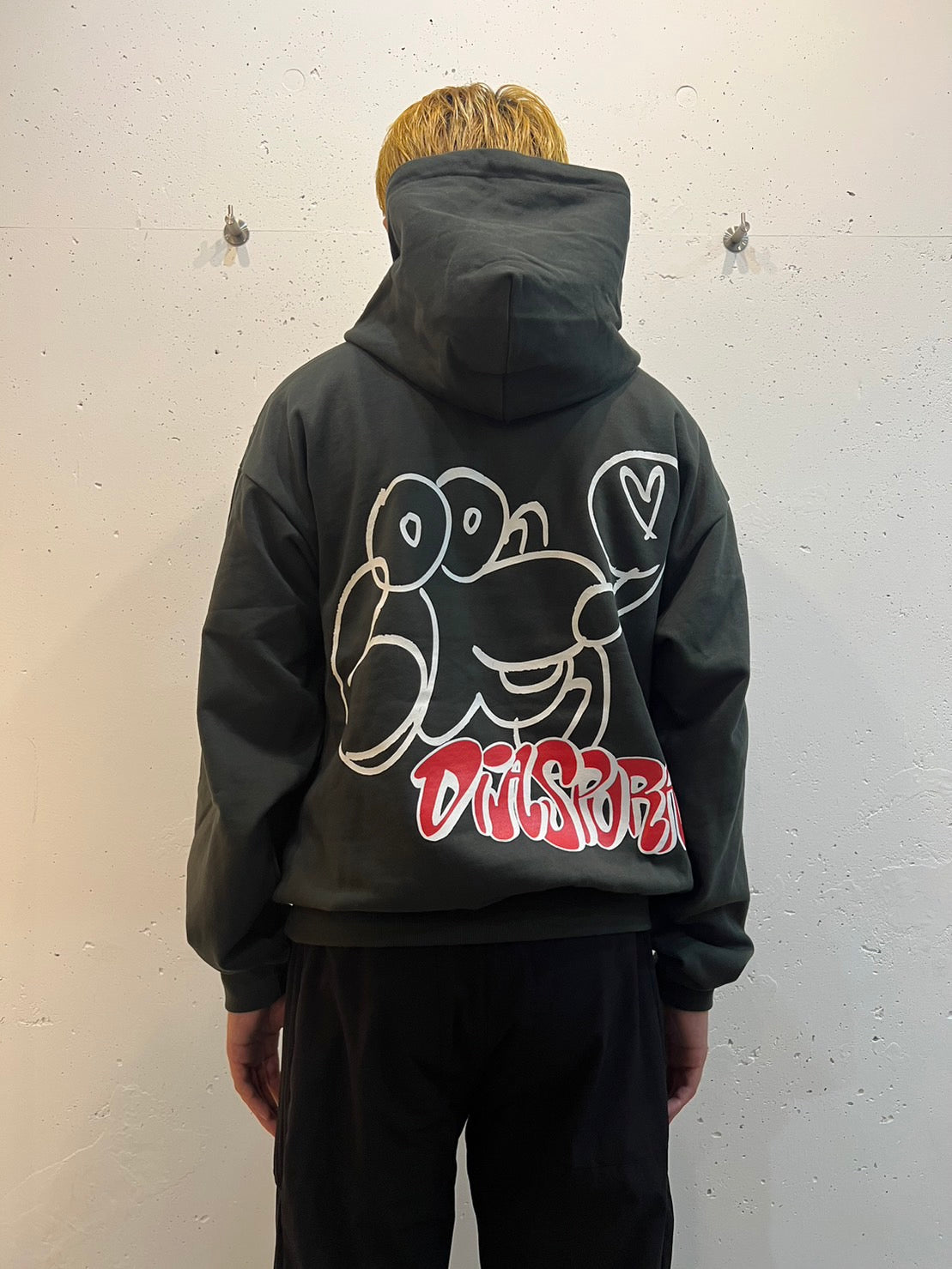Sunday Hooded Sweatshirt(Grayish Khaki)/Diaspora skateboards