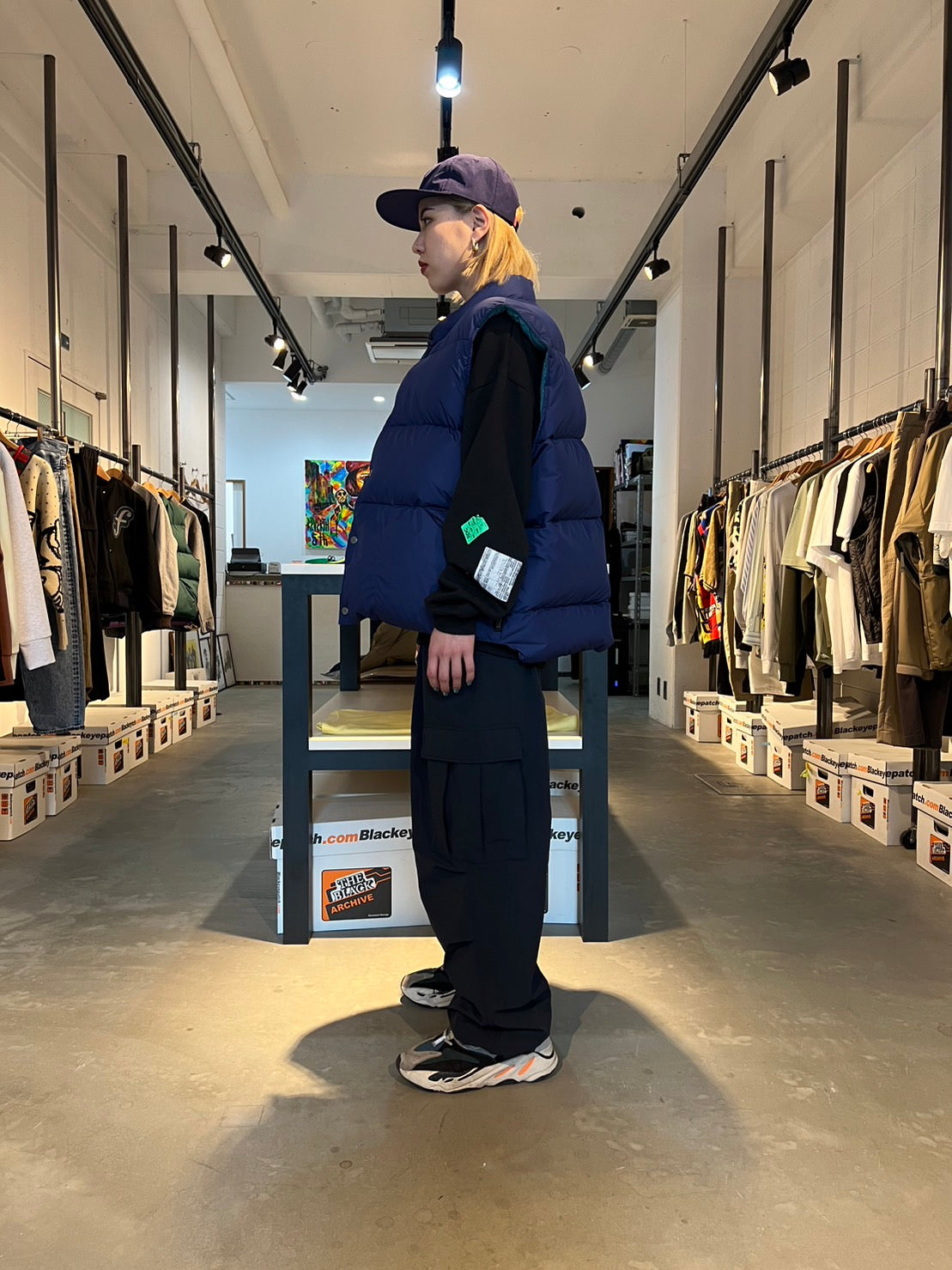 SEDAN ALL-PURPOSE クラシックダウンベスト NAVY