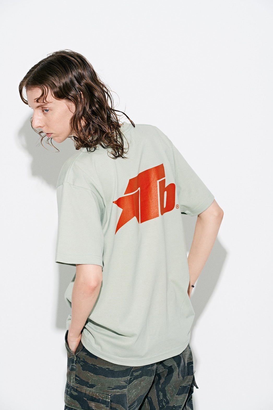 THROWBACK(スローバック)/TB Logo Tee(BLACK/WHITE/GREEN)