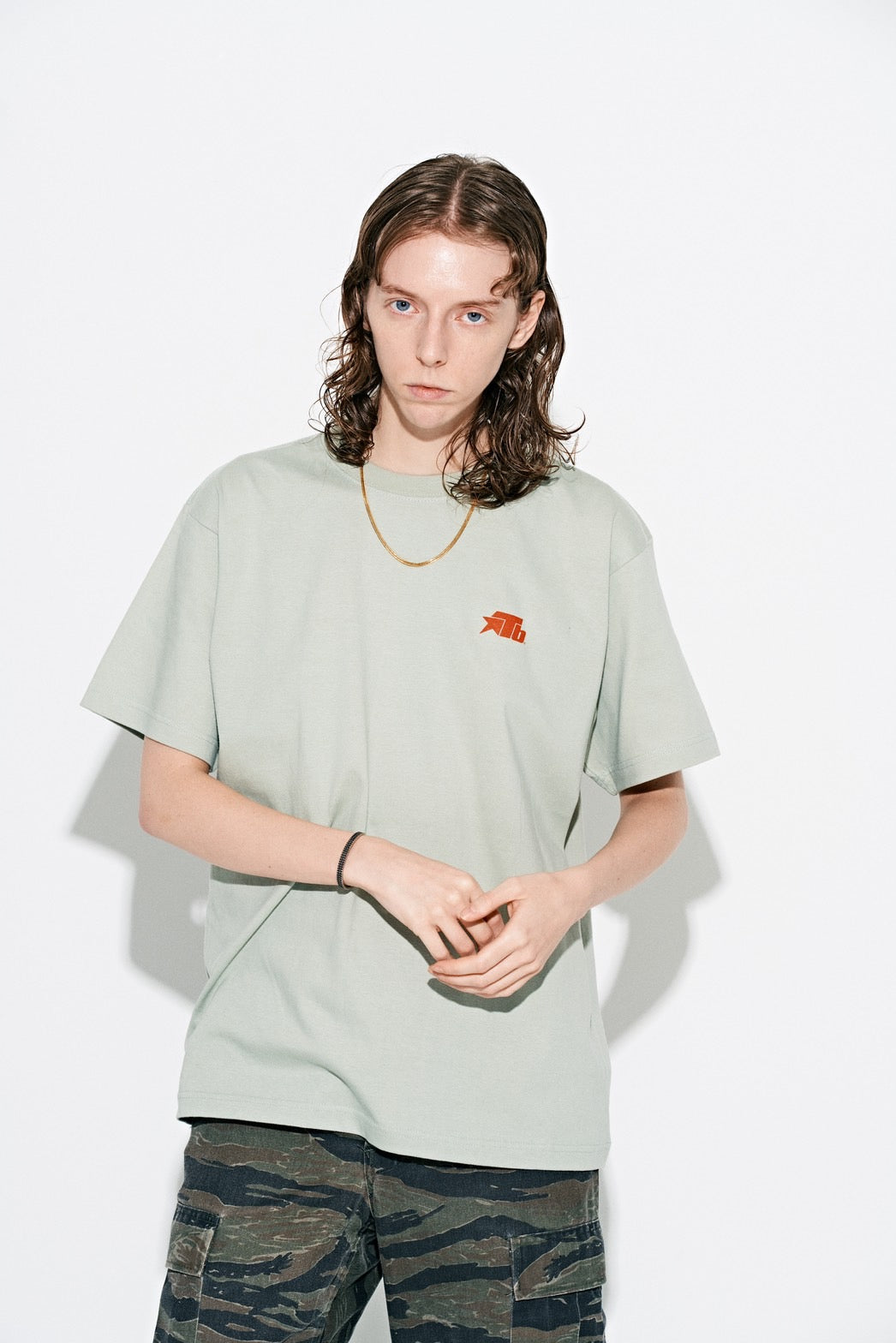 THROWBACK(スローバック)/TB Logo Tee(BLACK/WHITE/GREEN)