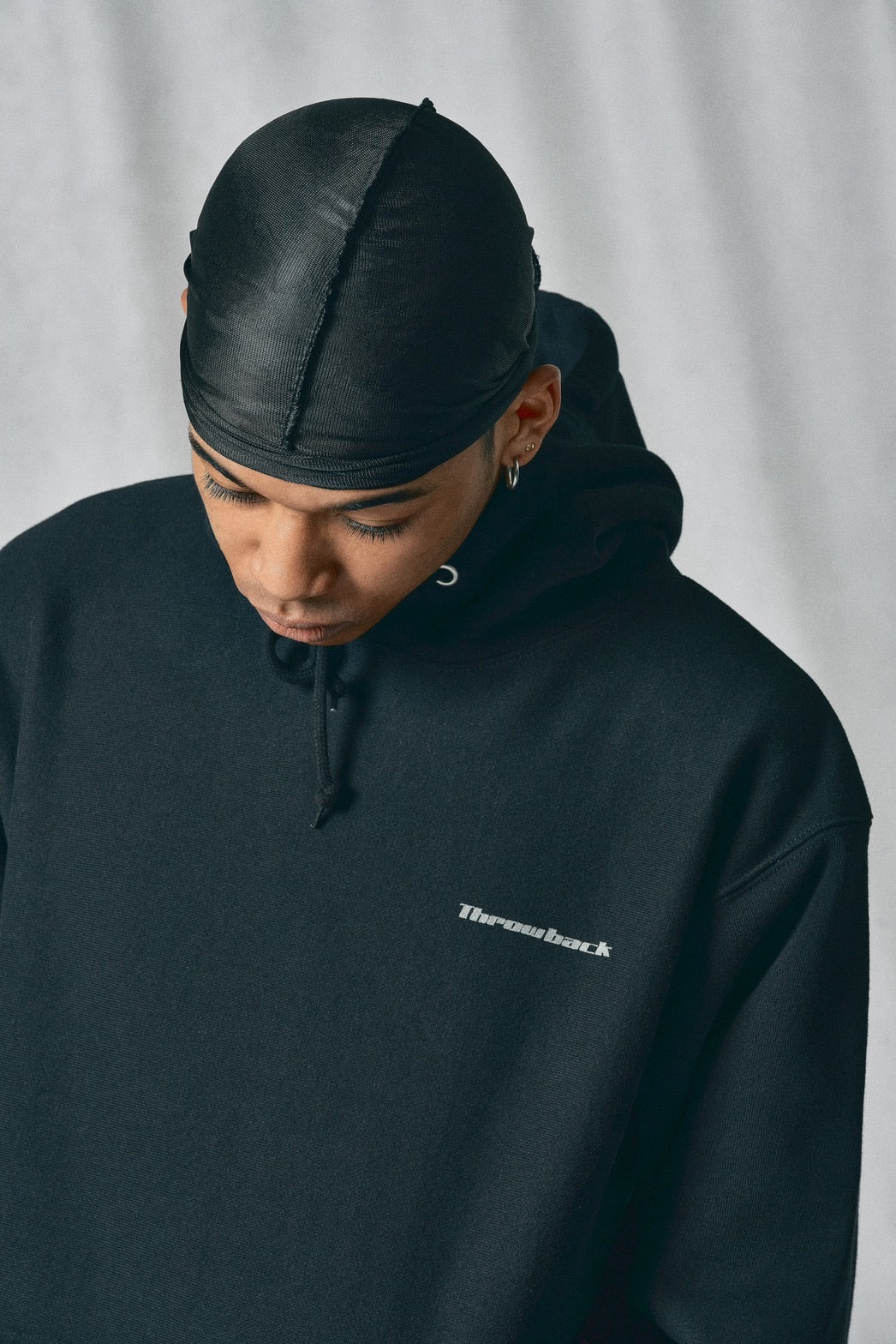 Du-Rag Hoodie(Black)/THROWBACK