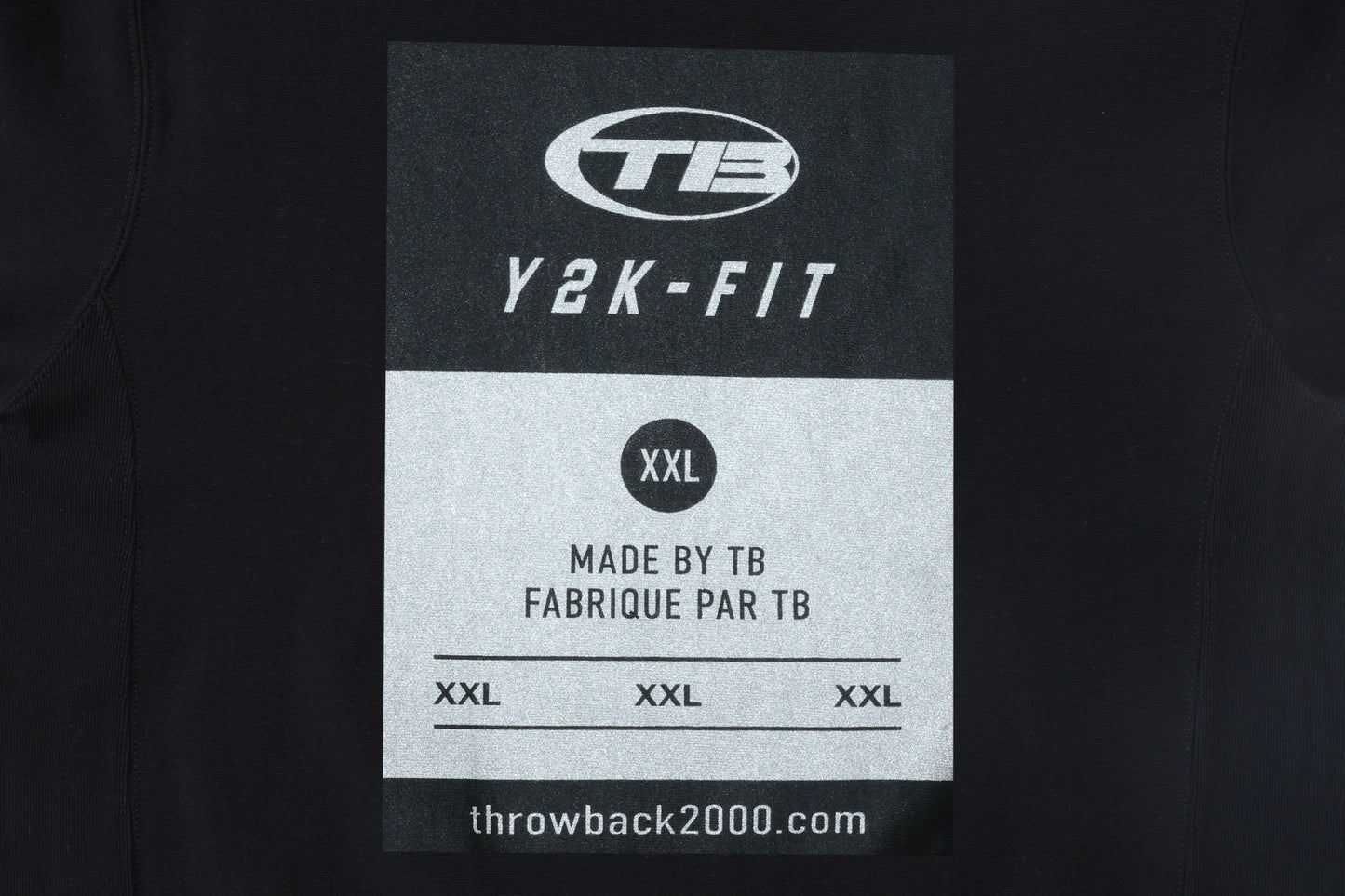 Y2K-FIT Crew Neck Sweat(BLACK/GRAY)