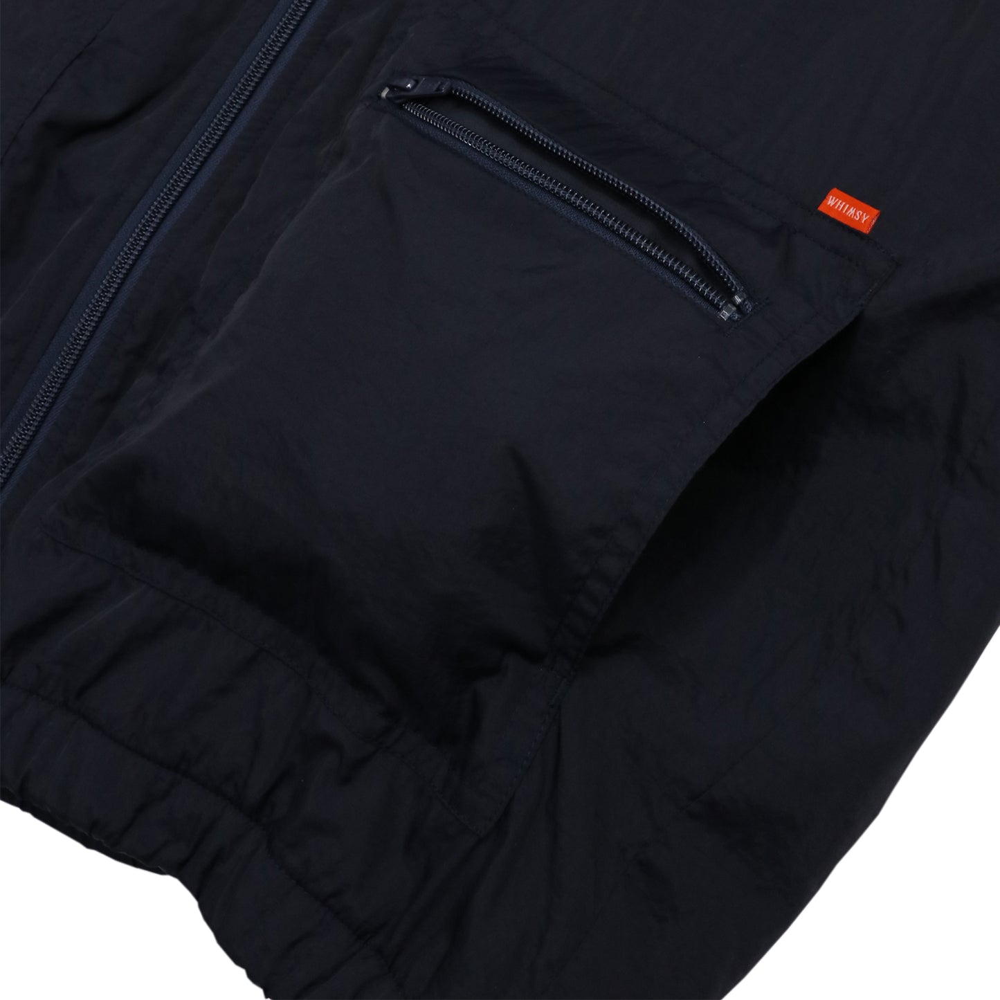 WHIMSY/Nylon Yacht Jacket(NAVY/WHITE)