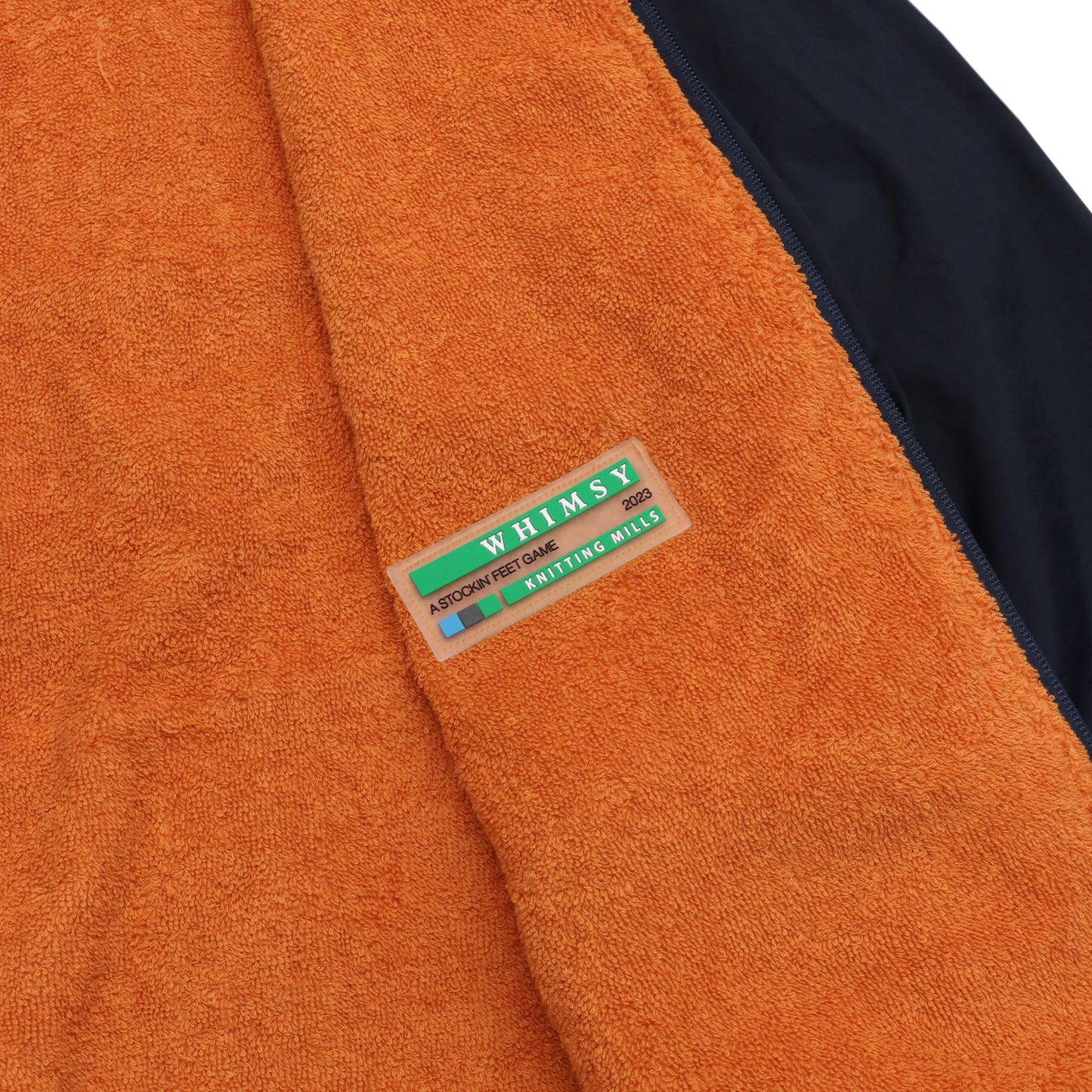 WHIMSY/Nylon Yacht Jacket(NAVY/WHITE)