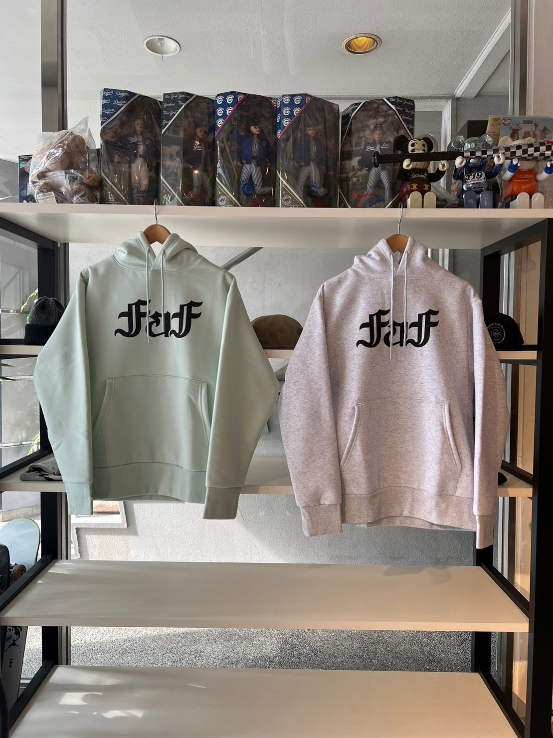 FAF/OE LOGO 2.0 Hoodie(Gray/Light green)