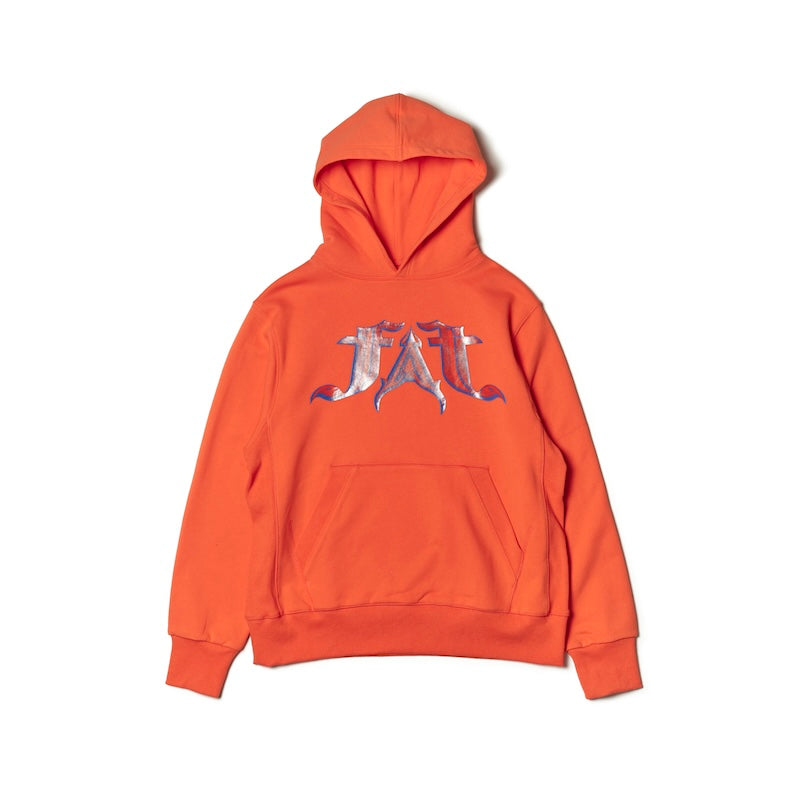 FAKE AS FLOWERS/OE LOGO 3.0 HOODIE(ORANGE)