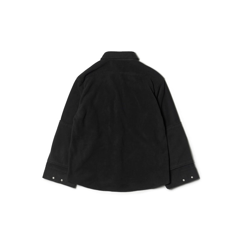 FAKE AS FLOWERS/FLEECE MILITARY SHIRTS(BLACK)