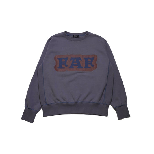 FAKE AS FLOWERS/Cracked Commercial Logo Crewneck Sweat
