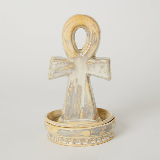 FAKE AS FLOWERS/Ankh Incense Holder