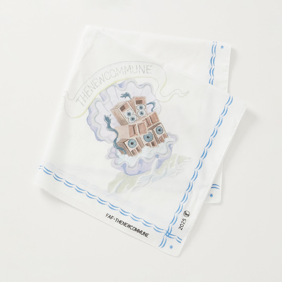 FAKE AS FLOWERS/NEWCOMMUNE Bar Napkin (Bandana)