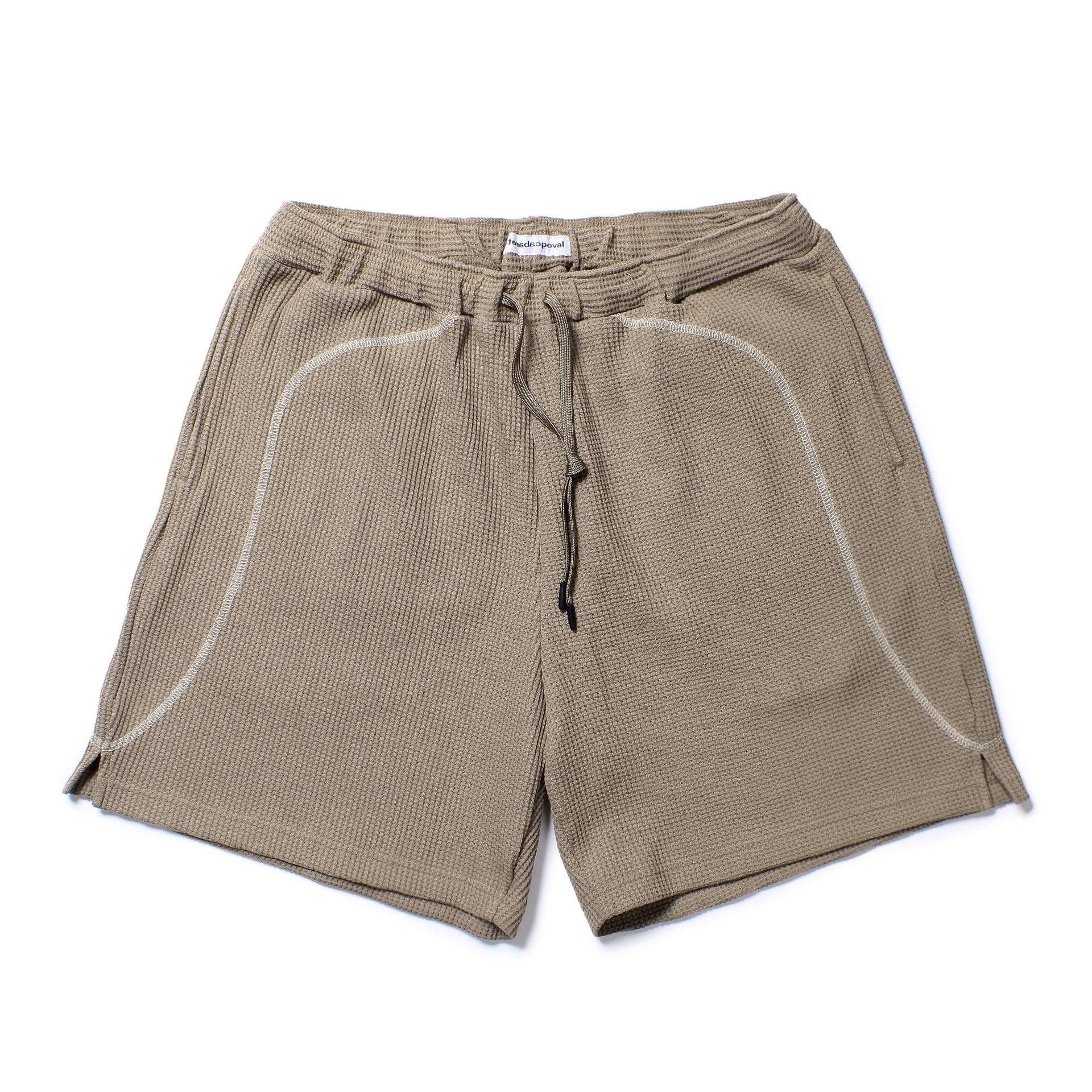 POVAL/Fabien Waffle Shorts(Khaki) – Re