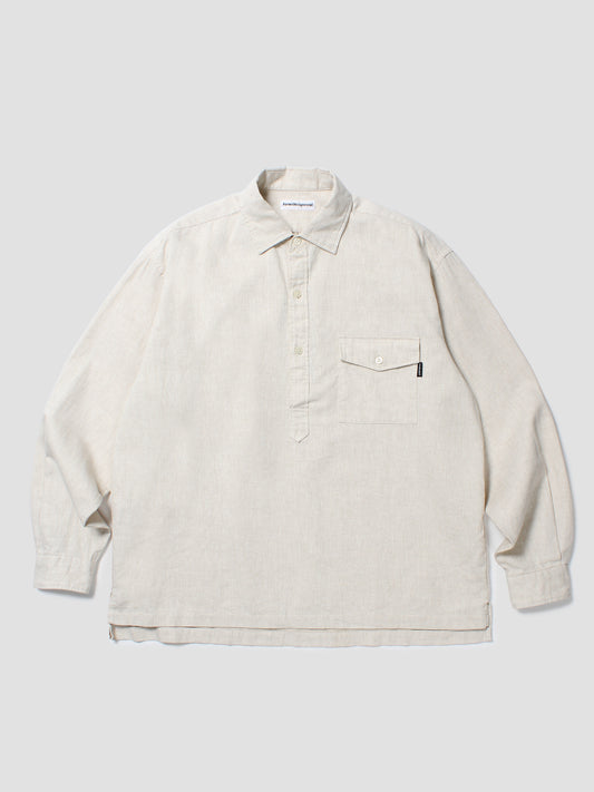 CABARET POVAL/Linen Cotton Pullover Shirt