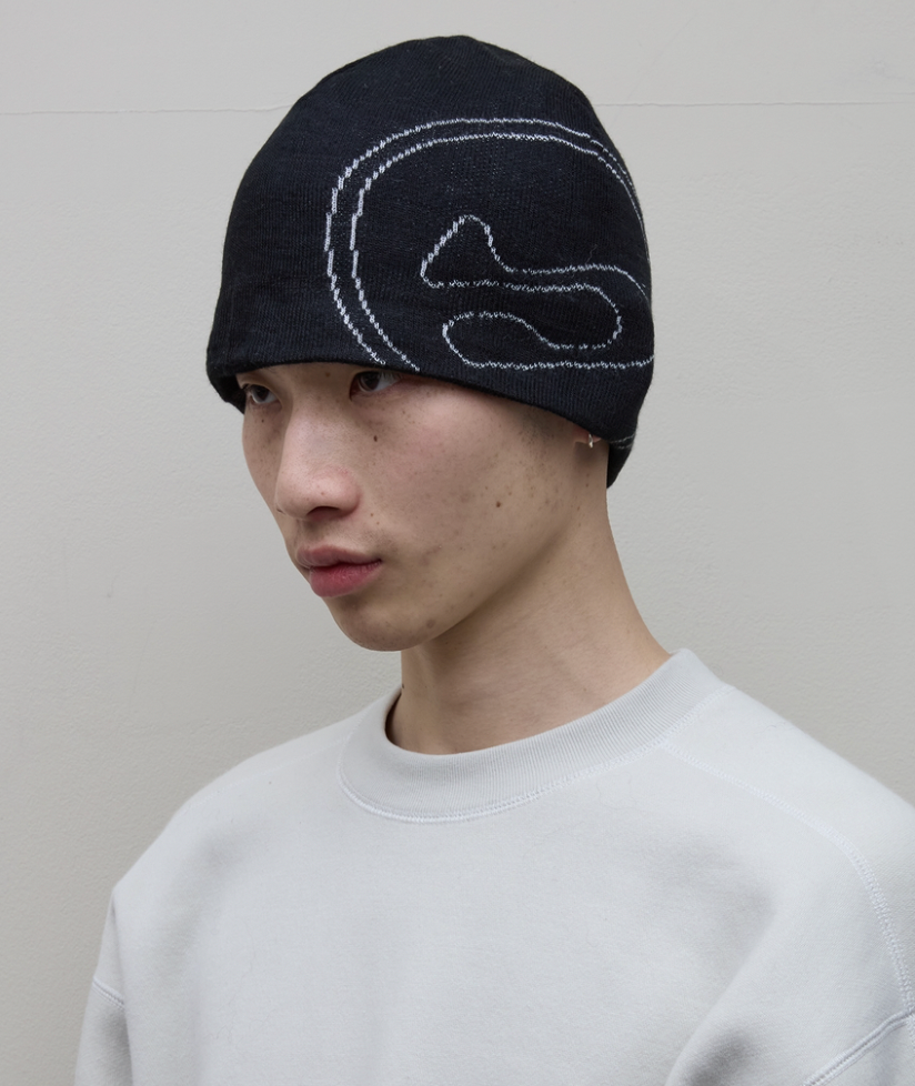 BAL/BIG LOGO SOFT BEANIE HAT