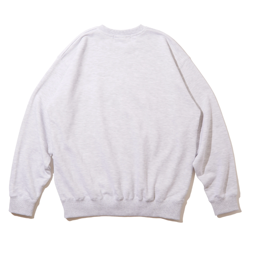 DIASPORA SKATEBOARDS/Spiky Boy Crewneck Sweatshirt(Ash)