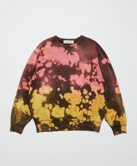 BAL/LOGO TIE DYE CREW by YUKIDYE(BLACK)