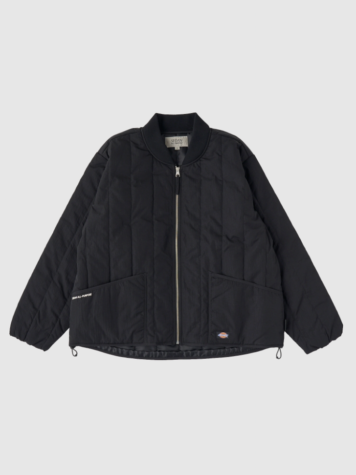 SEDAN ALL-PURPOSE/Dickies® / Quilted Work Jacket(Oil Black)