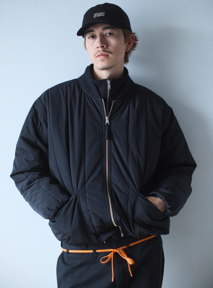 SEDAN ALL-PURPOSE/Dickies® / Quilted Work Jacket(Oil Black)