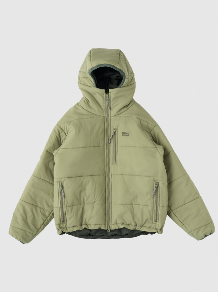 SEDAN ALL-PURPOSE/Polar Puff Parka(Alpha Green) – Re'verth ONLINE SHOP SEDAN ALL-PURPOSE/Polar Puff Parka(Alpha Green) – Re'verth ONLINE SHOP
