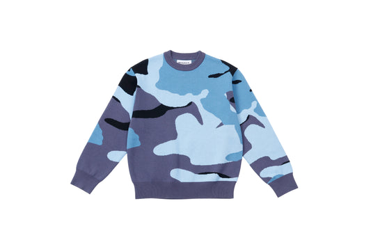 THROWBACK/Camo Sweatet(Blue)