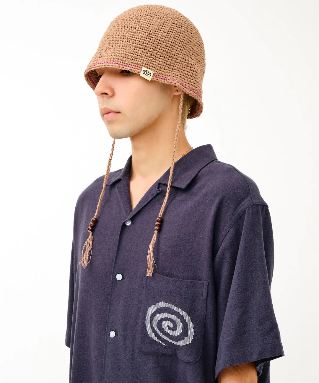 SOL/Hand-knitted Hemp Hat