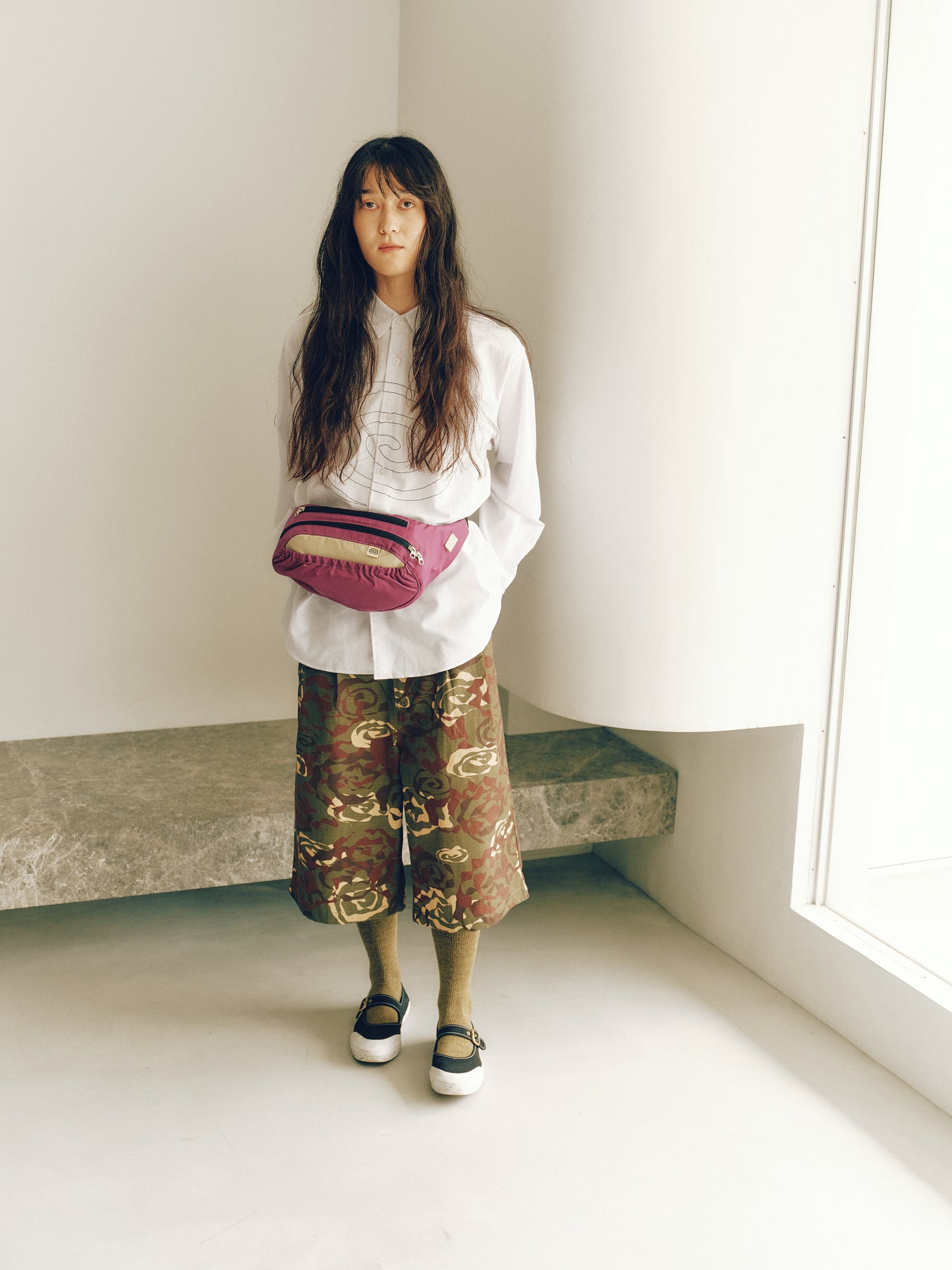 SOL/Cotton Ripstop Baggy Shorts