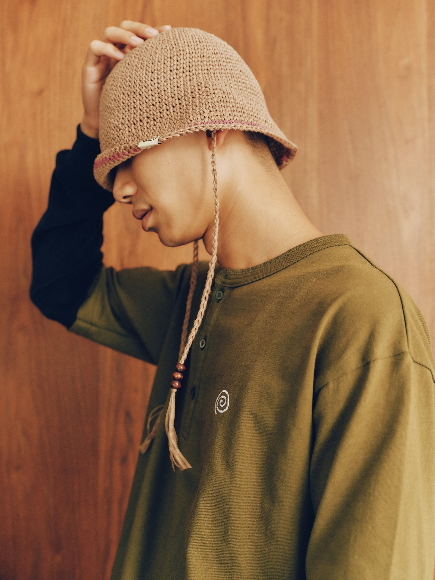 SOL/Hand-knitted Hemp Hat