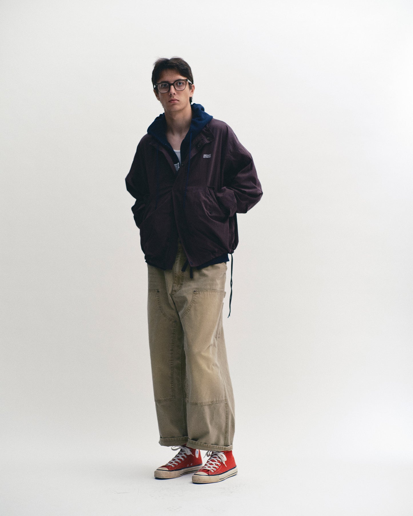 SEDAN ALL-PURPOSE/Vintage Washed Double Knee Pants