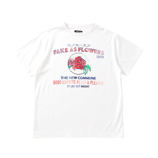 FAKE AS FLOWERS/Label Tee