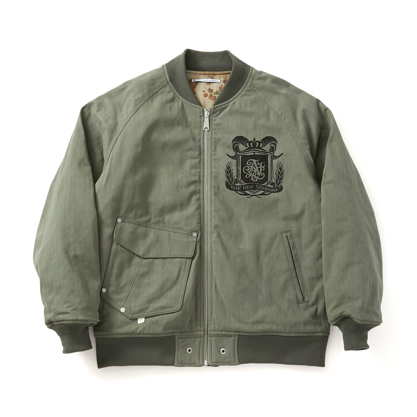 FAKE AS FLOWERS/Reversible Blouson