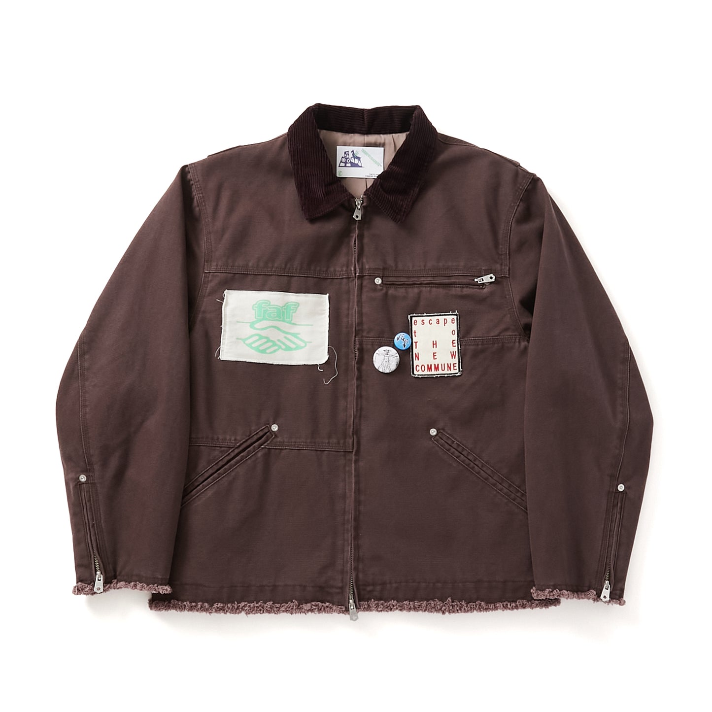 FAKE AS FLOWERS/Patched Active Jacket