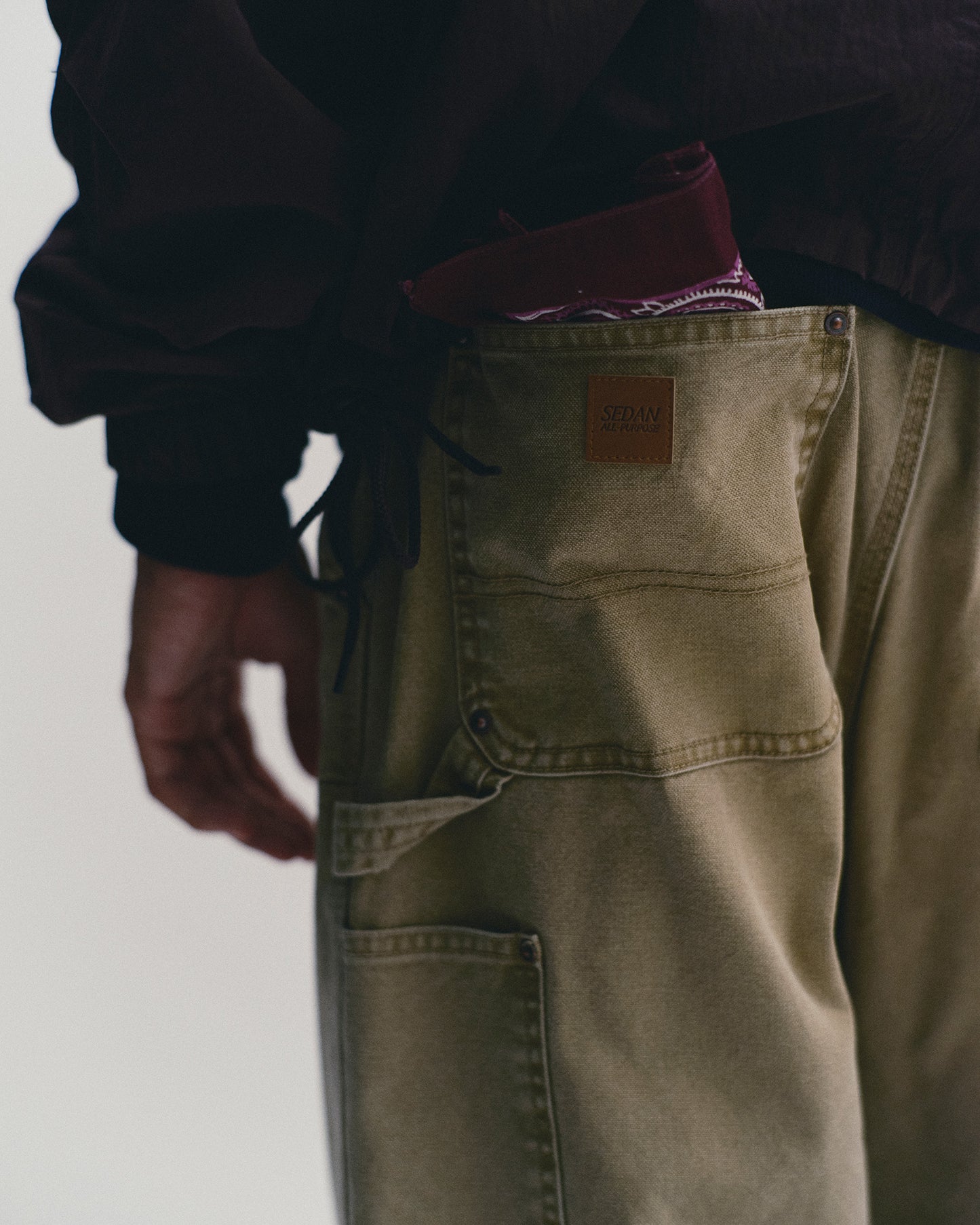 SEDAN ALL-PURPOSE/Vintage Washed Double Knee Pants