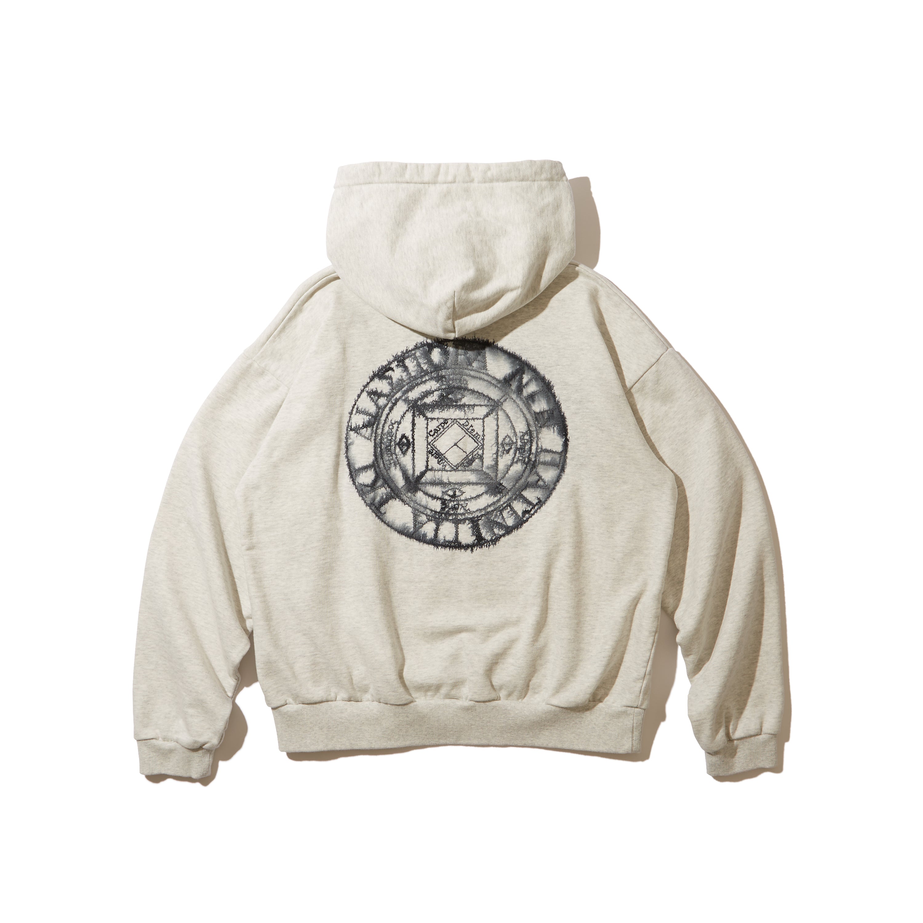 Misty Magic Circle Hooded Sweatshirt(Ice)/Diaspora skateboards