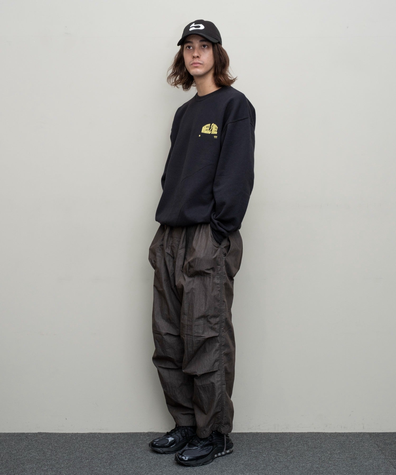 BAL/CRINKLE WIDE MOUNTAIN PANT(ANTHRACITE) – Re'verth ONLINE SHOP
