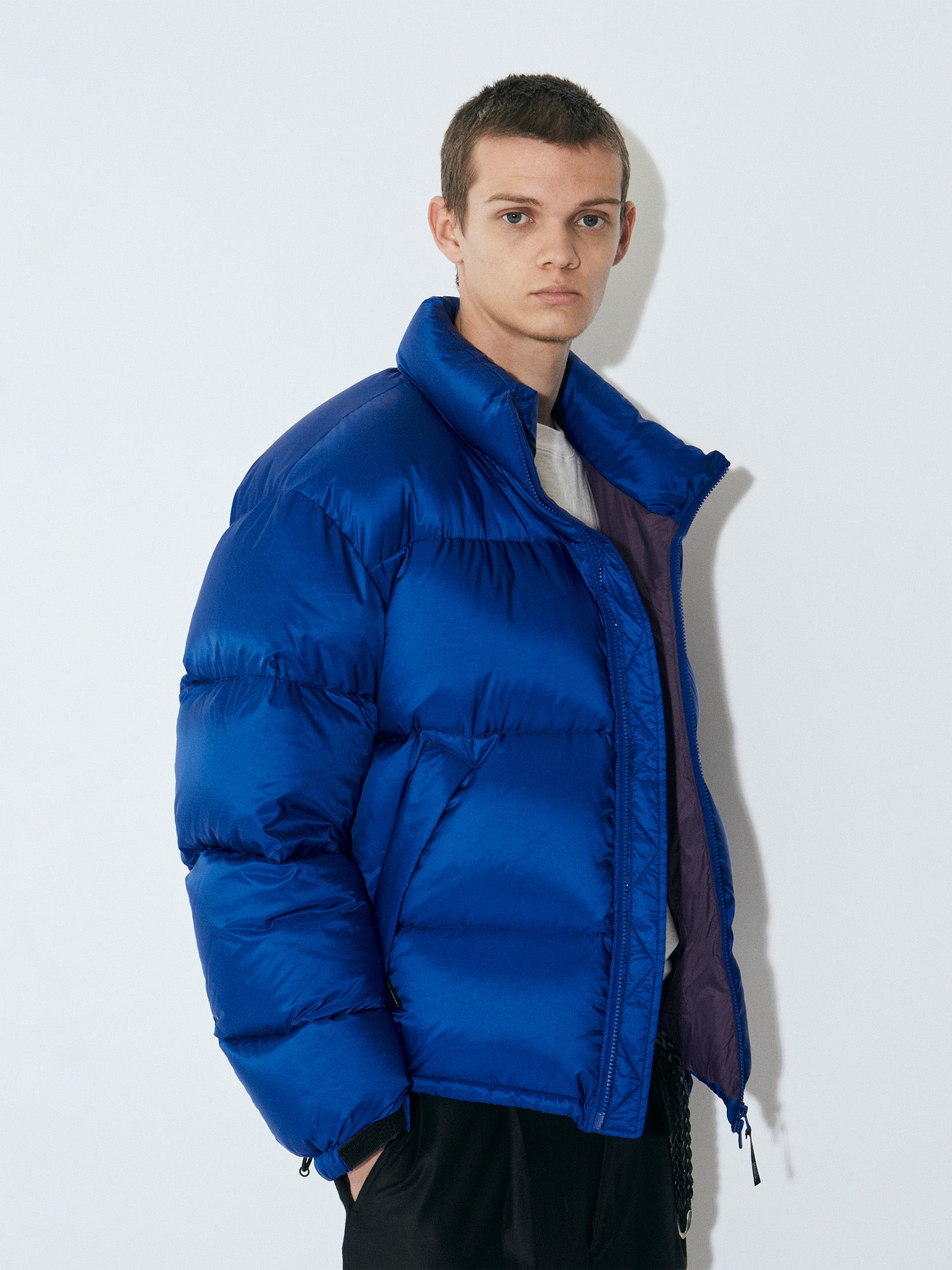 Micro Ripstop Down Jacket(Nautical Blue) – Re'verth ONLINE SHOP