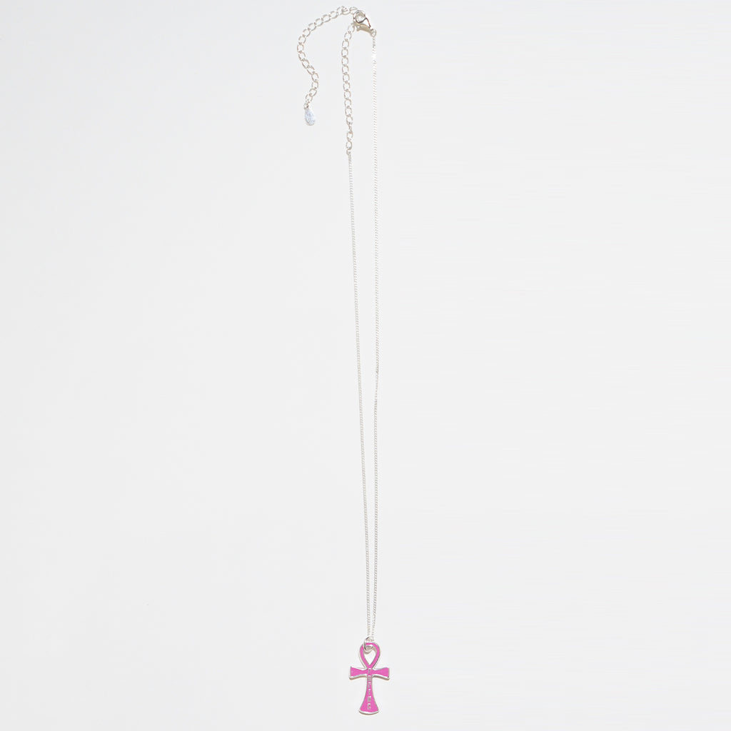 Ankh Necklace(PINK)/FAKE AS FLOWERS
