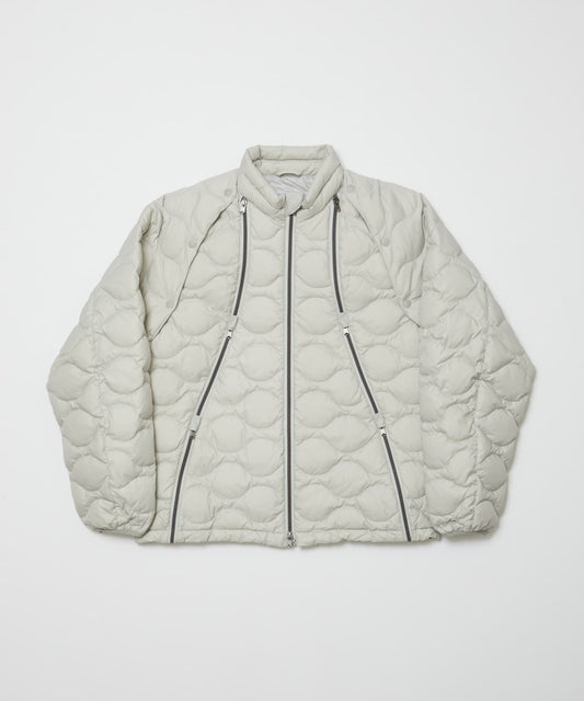 REMOVABLE SLEEVE DOWN JACKET(STONE)/BAL