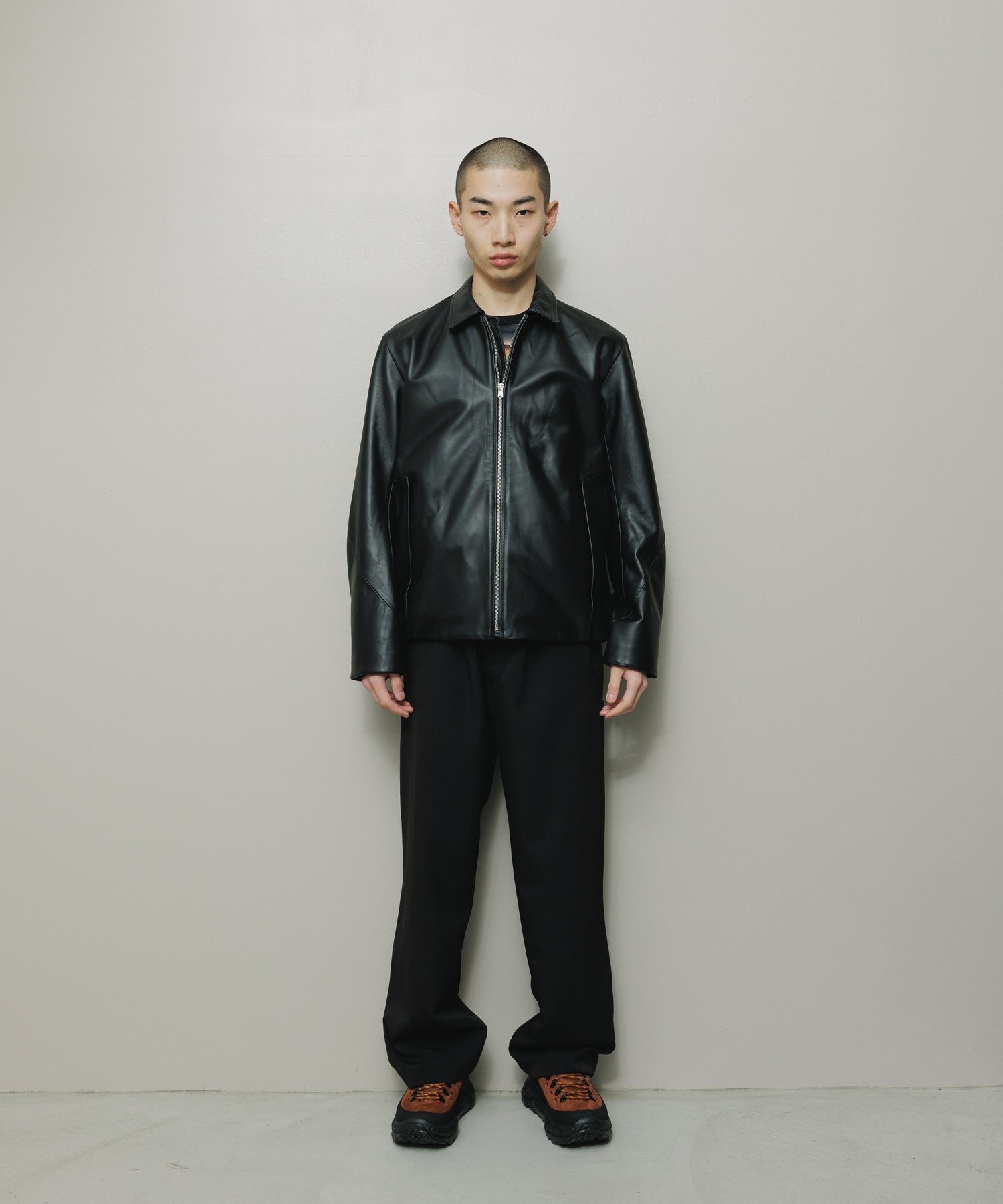 BAL/TECH LEATHER ZIP JACKET – Re'verth ONLINE SHOP