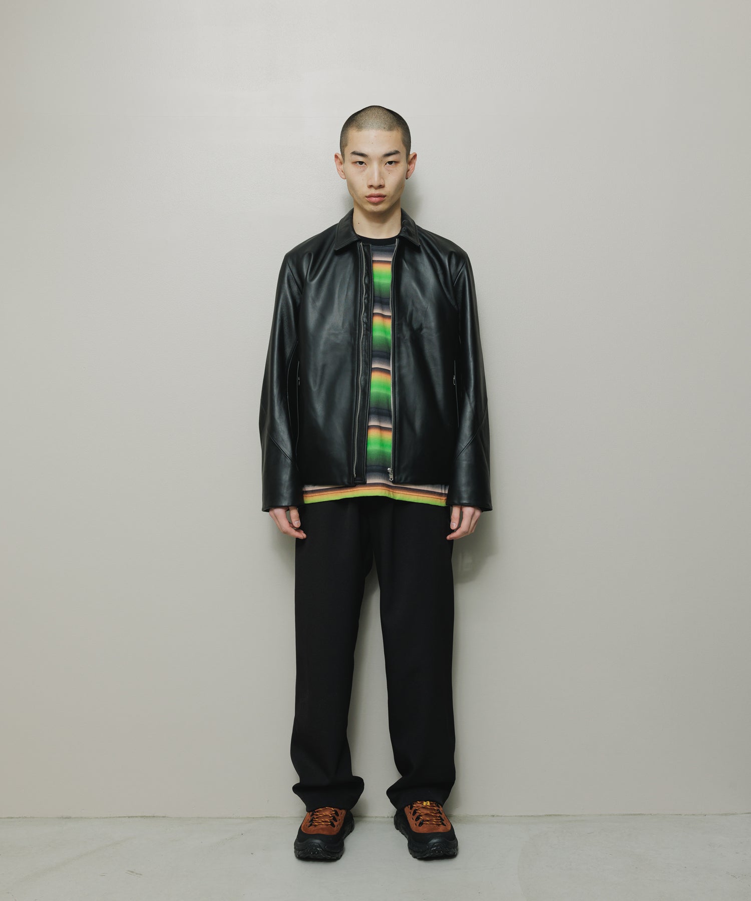 BAL/TECH LEATHER ZIP JACKET – Re'verth ONLINE SHOP