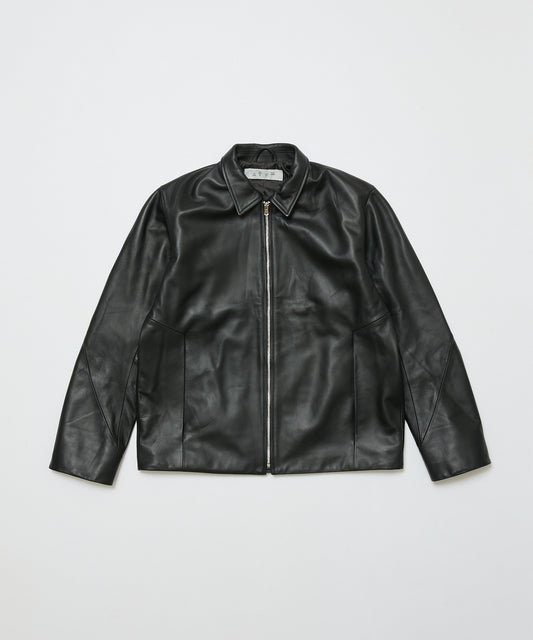 BAL/TECH LEATHER ZIP JACKET