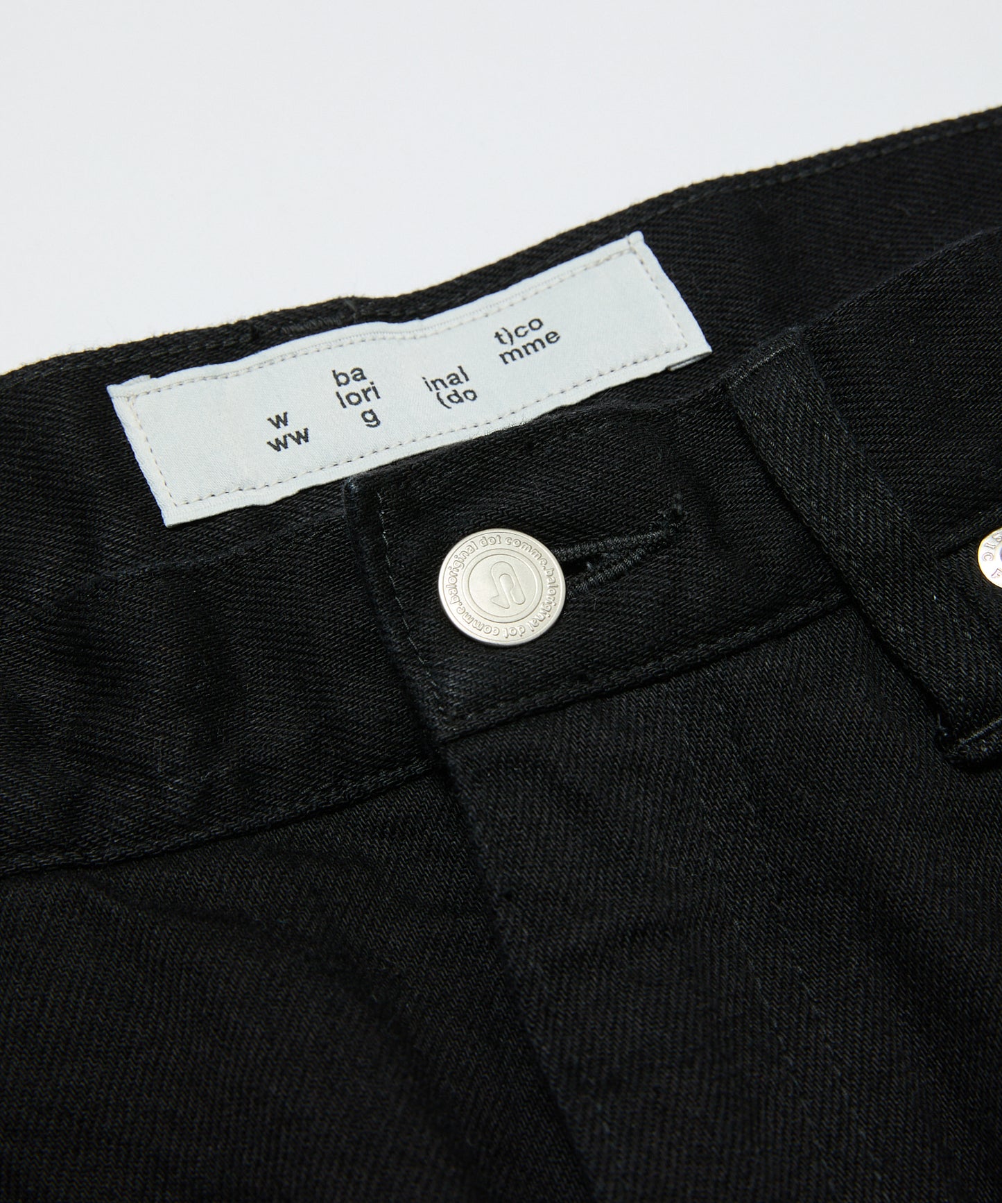 BAL/12OZ STRAIGHT LEG 5P JEAN