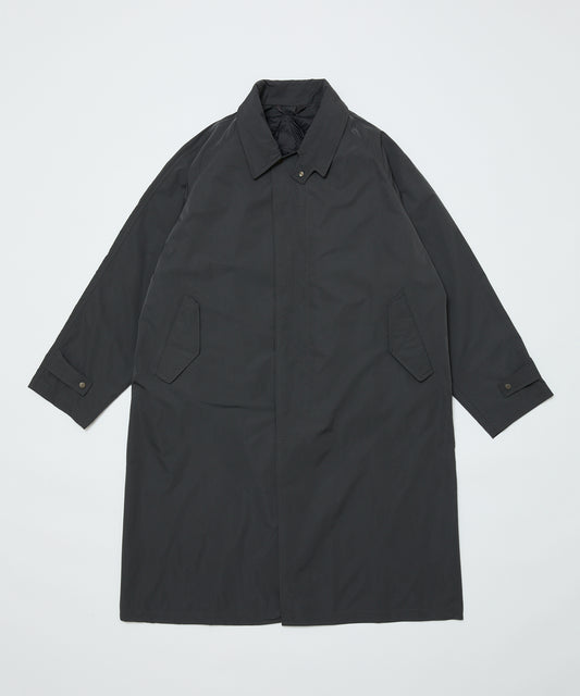 BAL/TAION BALMACAAN COAT WITH DETACHABLE DOWN VEST