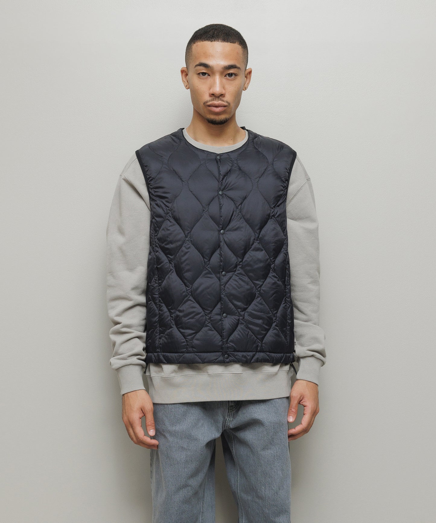 BAL/TAION BALMACAAN COAT WITH DETACHABLE DOWN VEST