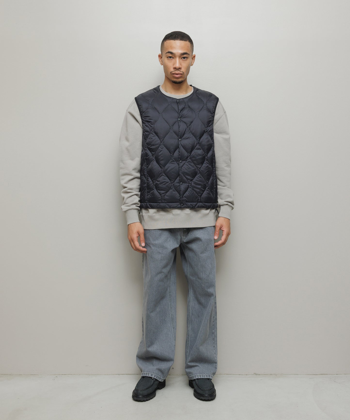 BAL/TAION BALMACAAN COAT WITH DETACHABLE DOWN VEST