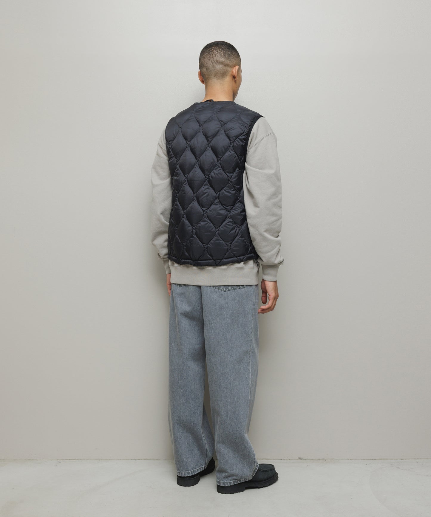 BAL/TAION BALMACAAN COAT WITH DETACHABLE DOWN VEST