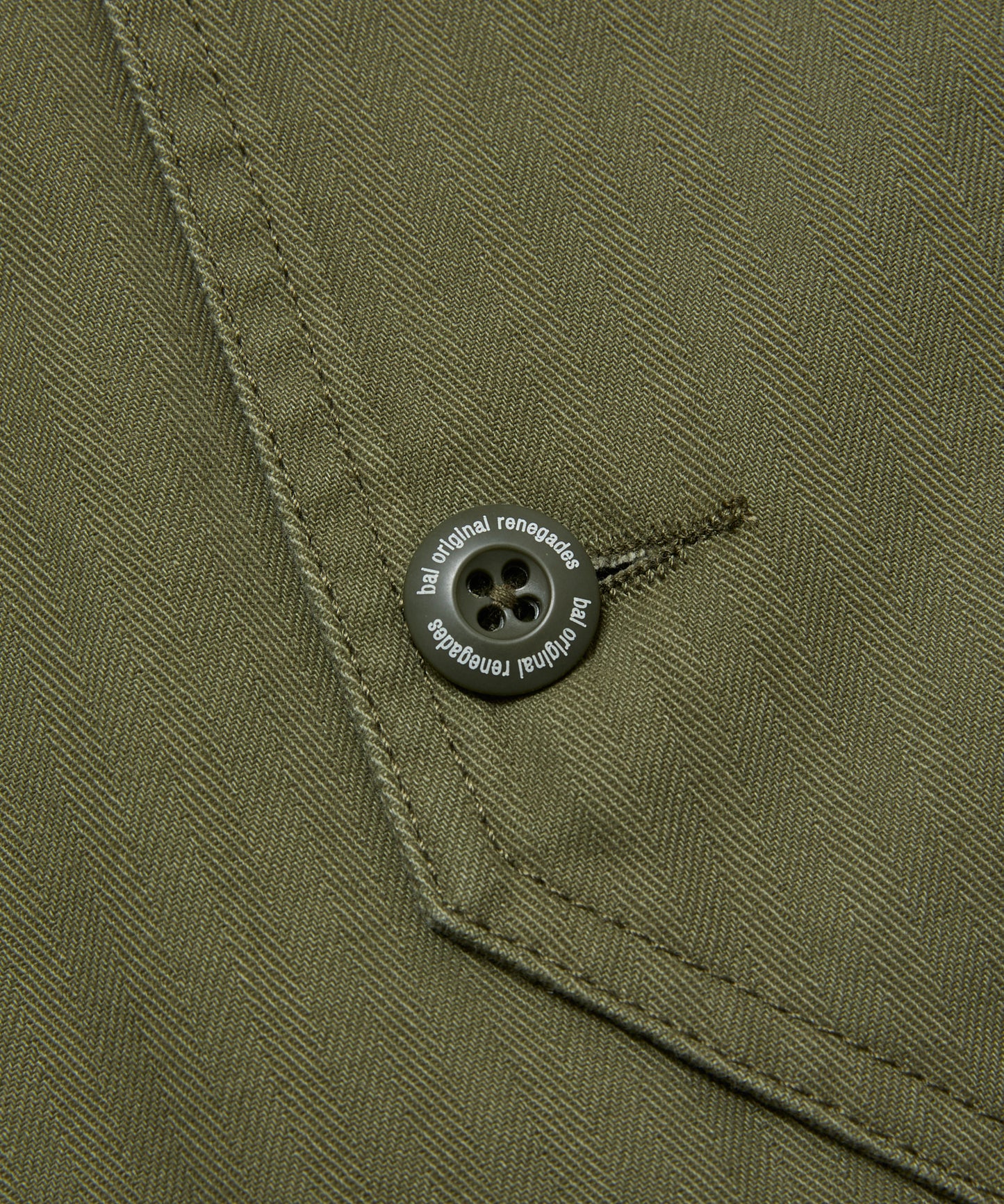 BAL/CREW HERRINGBONE OVER SHIRT
