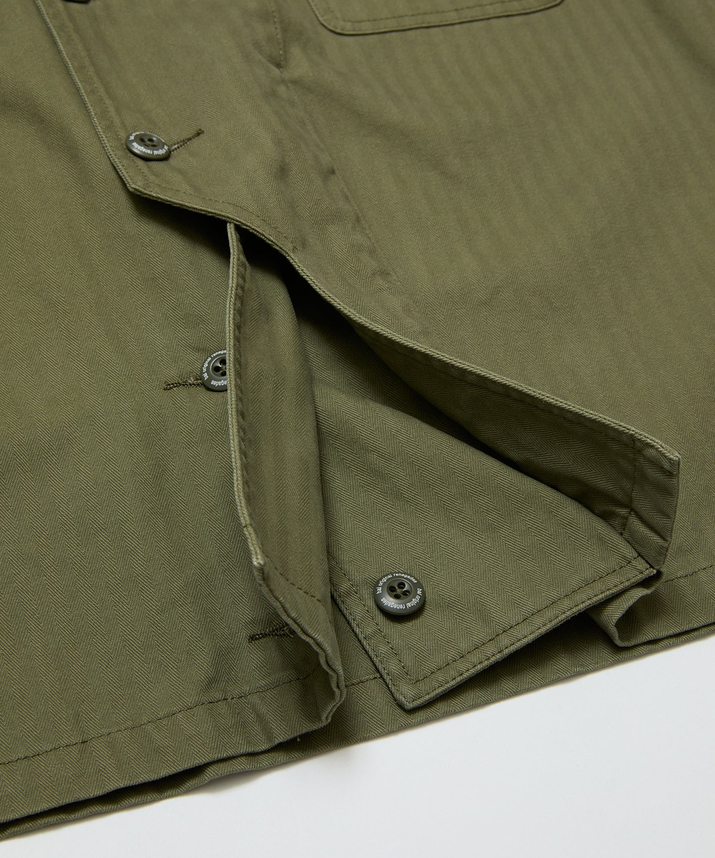 BAL/CREW HERRINGBONE OVER SHIRT