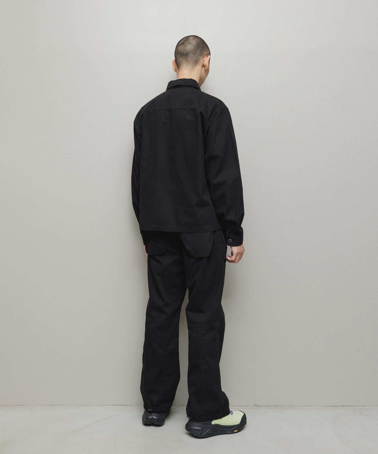 BAL/CREW HERRINGBONE OVER SHIRT