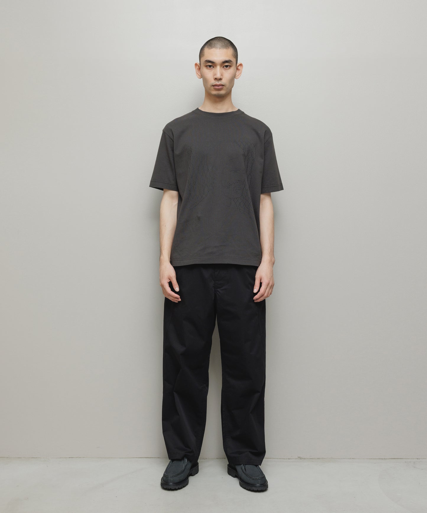 BAL/HERRINGBONE CREW PANT