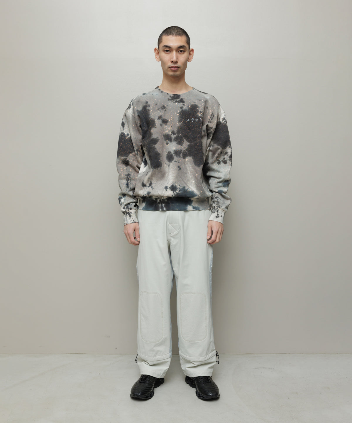 BAL/LOGO TIE DYE CREW SWEAT by YUKIDYE