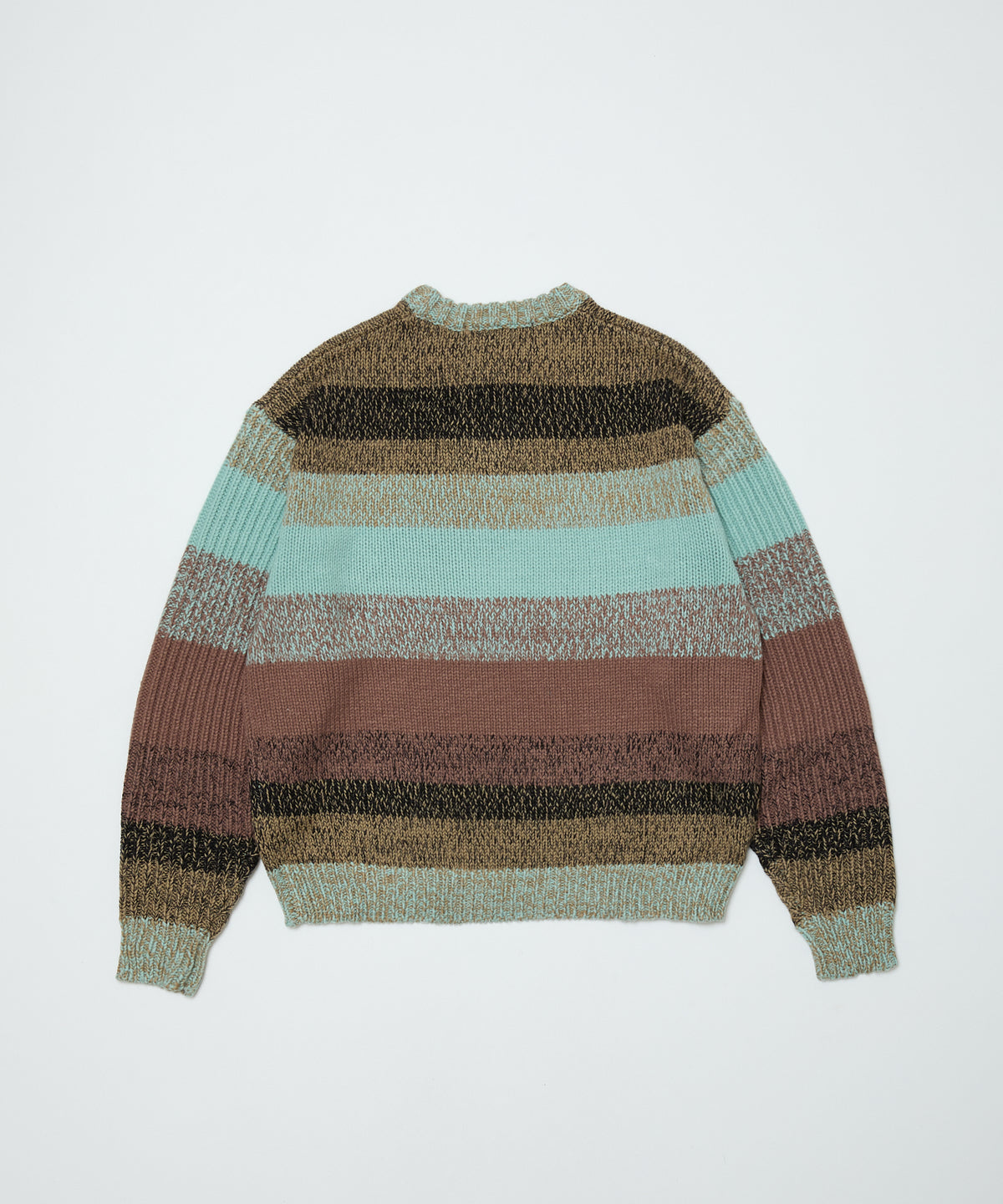 BAL/GRADATION STRIPE CREWNECK SWEATER